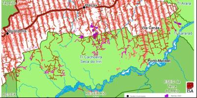 Desmatamento na TI Cachoeira Seca do Iriri | Instituto Socioambiental